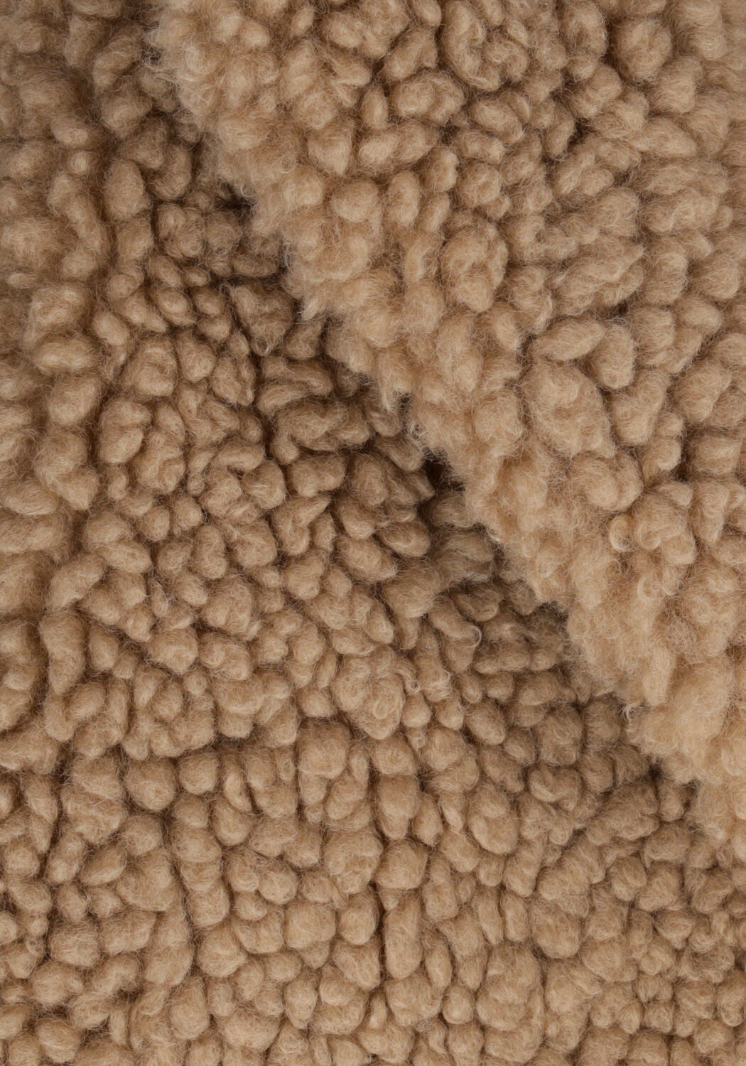 Taupe BEAUMONT Teddy-Jacke REVERSIBLE CURLY LAMMY COAT - large