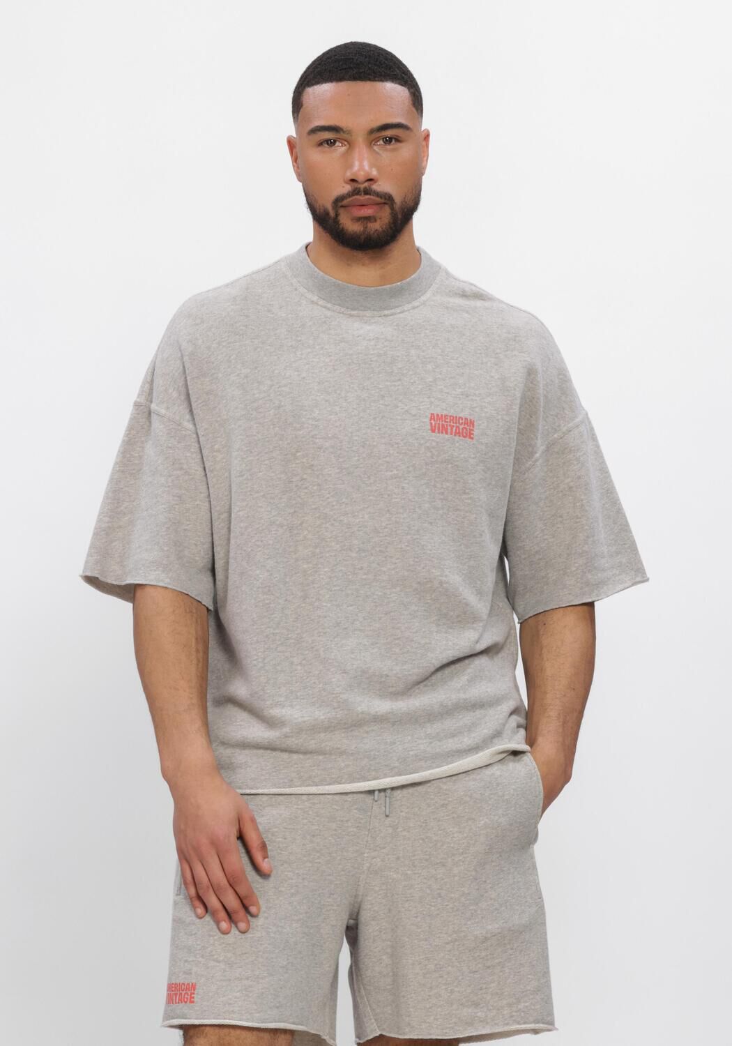 Graue AMERICAN VINTAGE T-shirt NYZZOW T - large