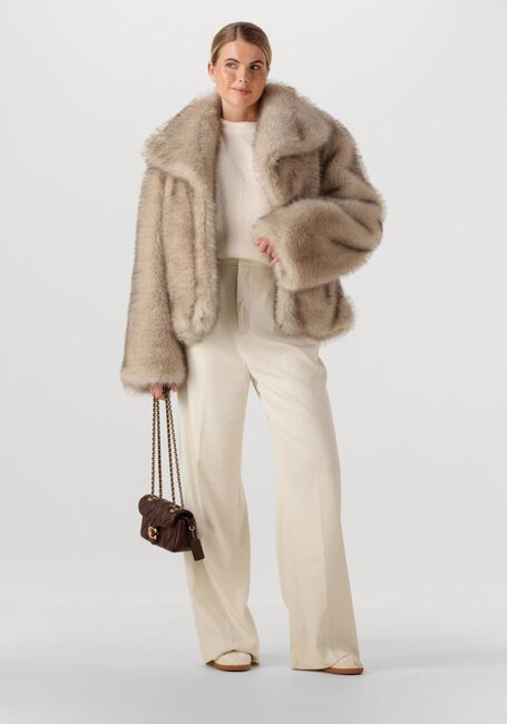 Sand NOTRE-V Fake-Fur-Jack NV-GALA - large