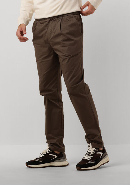 Braune SCOTCH & SODA Chino RELAXED SLIM-FIT STRETCH POPLIN JOGGER - large