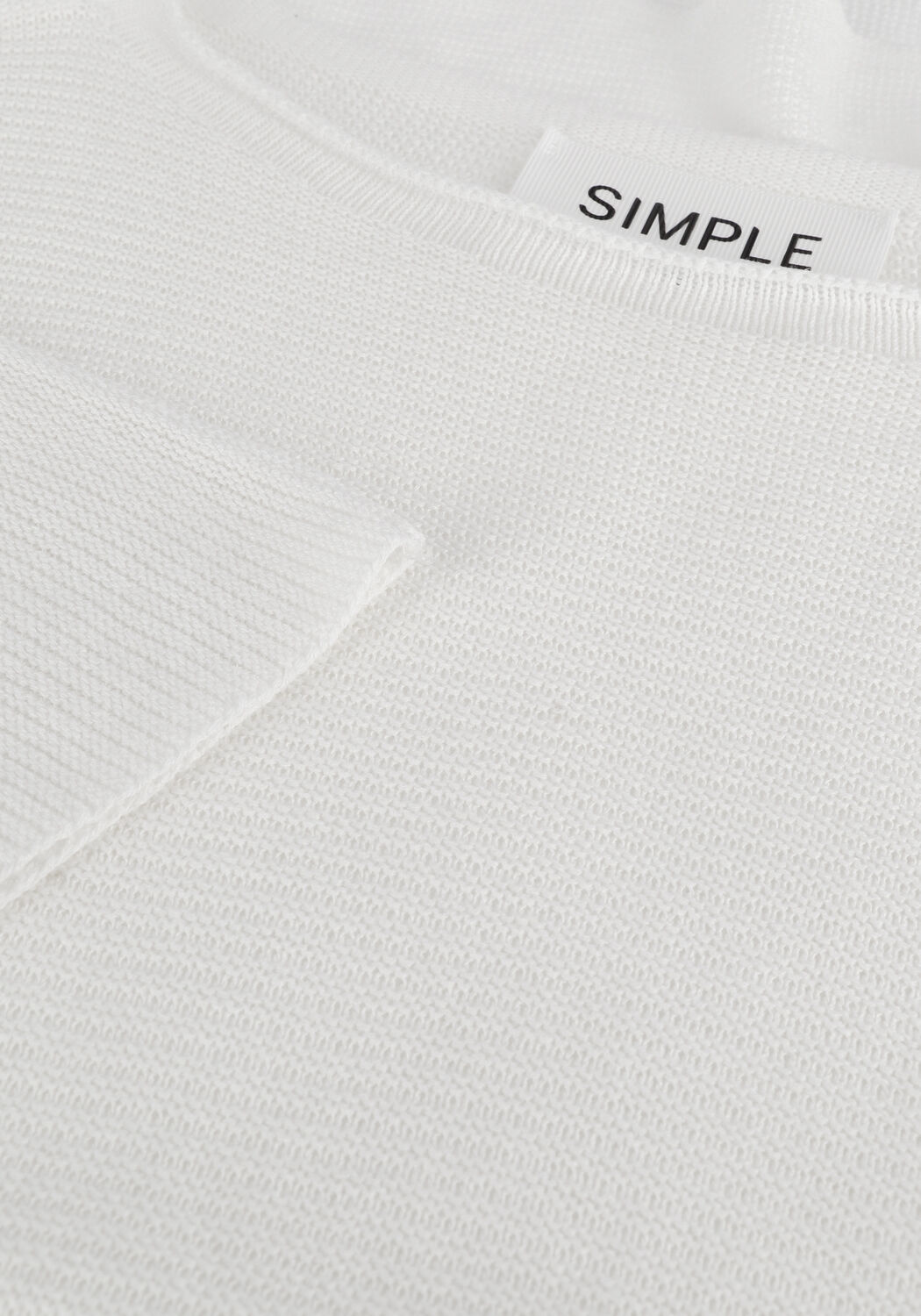 Nicht-gerade weiss SIMPLE Top KNITTED SWEATER CORNELIA ES - large