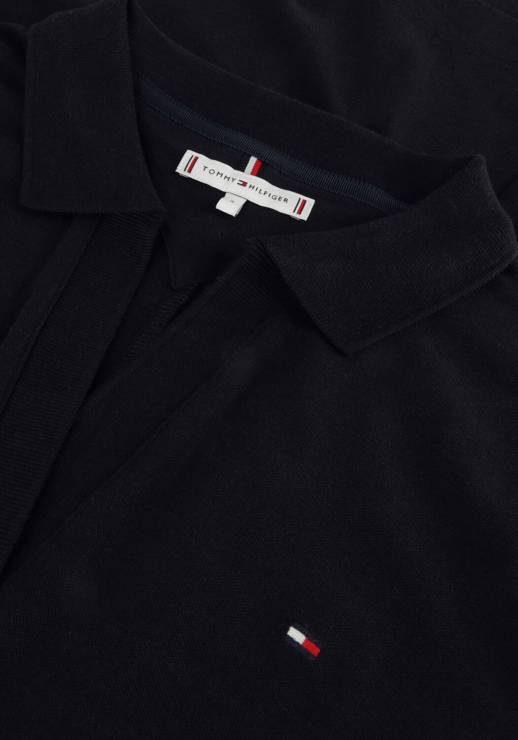 Dunkelblau TOMMY HILFIGER Minikleid F+F OPEN PLCKTLYCLL POLO DRESS - large
