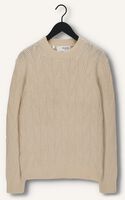Sand SELECTED MEN Pullover CARIS LS KNIT CREW NECK Sand SELECTED MEN Pullover CARIS LS KNIT CREW NECK - medium
