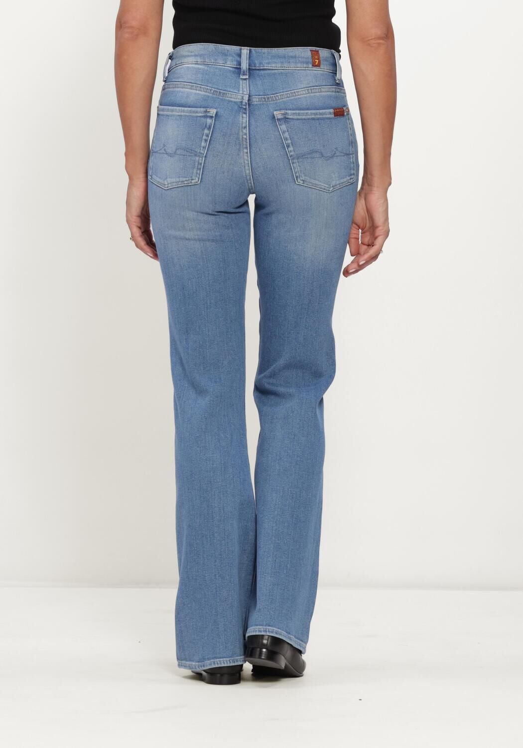 Blaue 7 FOR ALL MANKIND Flared jeans THE LEGGY BOOTCUT COASTLINE - large