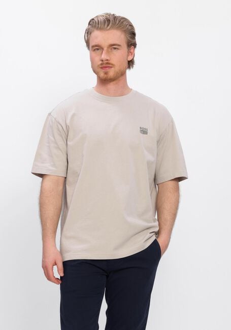Beige BOSS ORANGE T-shirt TE_BRUTALISM - large