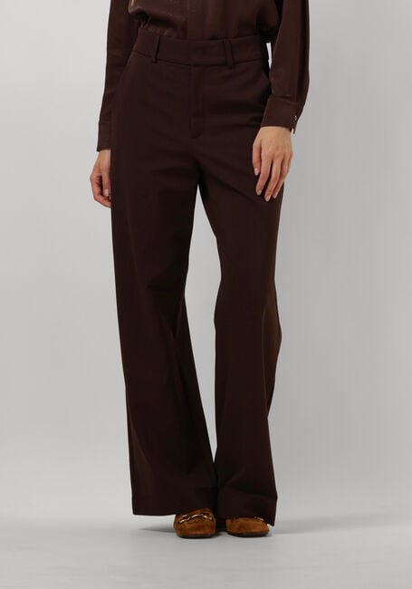 Braune VANILIA Hose TAILORED TWILL - large