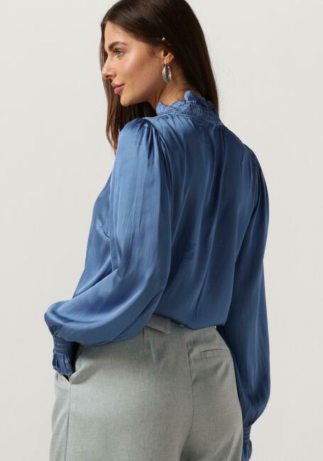 Blaue NEO NOIR Blusen BRIELLE SATIN BLOUSE - large