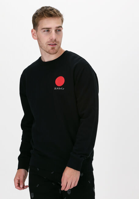 Schwarze EDWIN Sweatshirt JAPANESE SUN SWEAT - large
