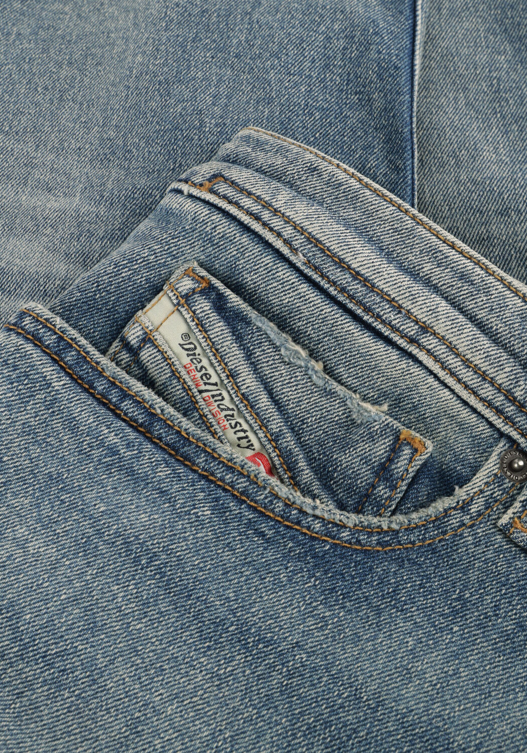 Blaue DIESEL Straight leg jeans 2023 D-FINITIVE - large