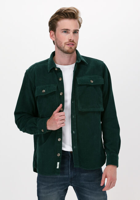 Dunkelgrün FORÉT Overshirt GONE - large
