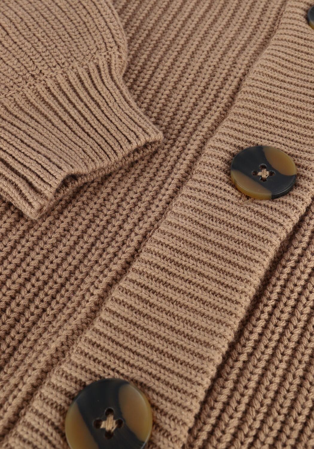 Camelfarbene MINIMUM Strickjacke AFFIE - large