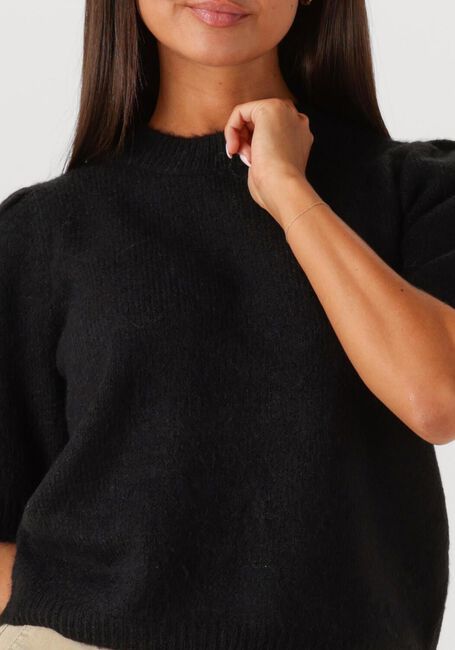 Schwarze Y.A.S. Pullover YASANNE SS KNIT PULLOVER - large