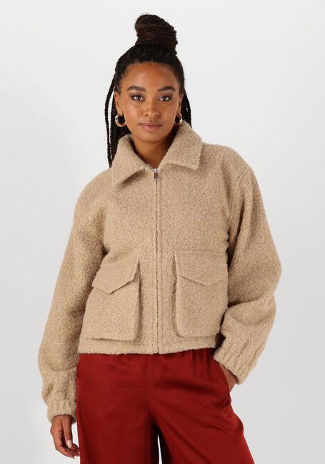 Sand CIRCLE OF TRUST Teddy-Jacke REESE JACKET - large