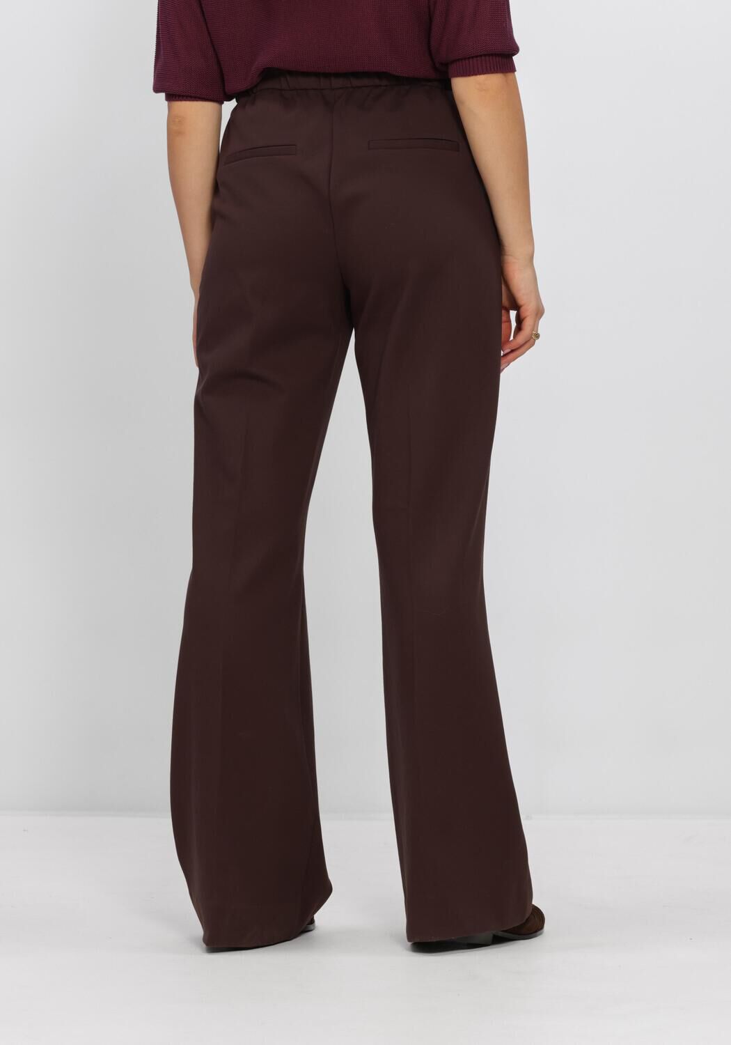 Braune BEAUMONT Schlaghose HOPE PANTS - large