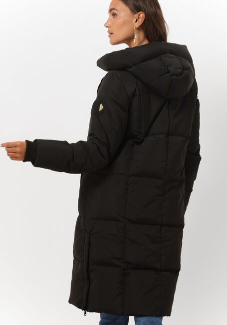 Schwarze MOS MOSH Wattierte Jack NOVA SQUARE DOWN COAT - large