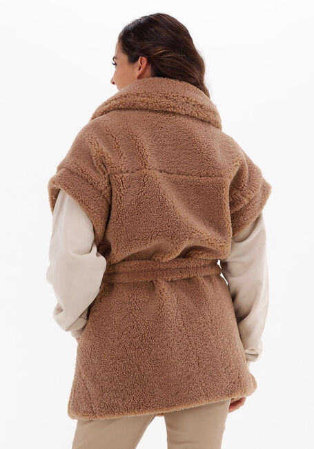 Camelfarbene GOOSECRAFT Gilet RILEY VEST - large
