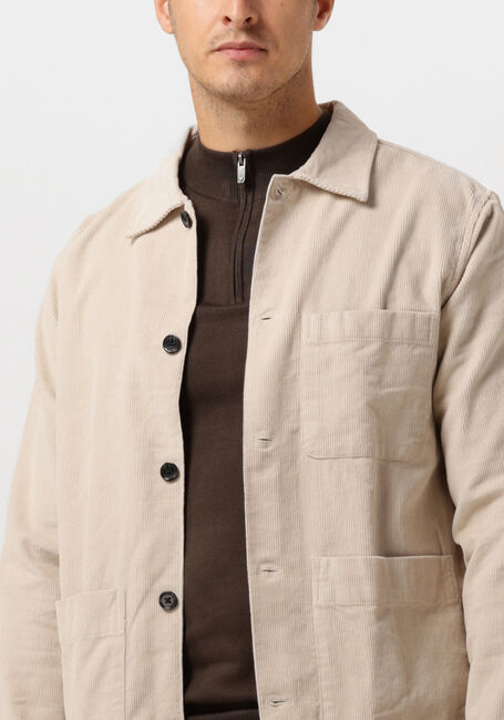 Beige SELECTED HOMME Overshirt SLHLOOSEMASON-FLANNEL OVERSHIRT W NOOS - large