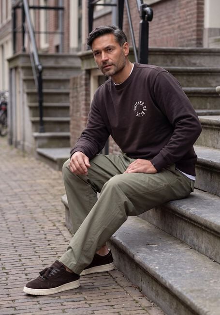 Braune BUTCHER OF BLUE Sweatshirt CIRCLE CREW - large