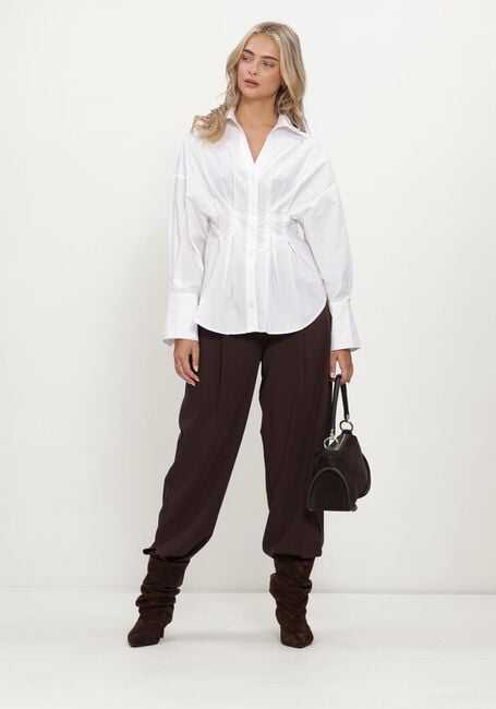 Wei&szlig;e REFINED DEPARTMENT Blusen LADIES WOVEN TAILLERED BLOUSE GUUSJE - large