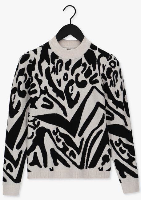 Hellgrau OBJECT Pullover THESS L/S JACQUARD KNIT PULLOVER - large
