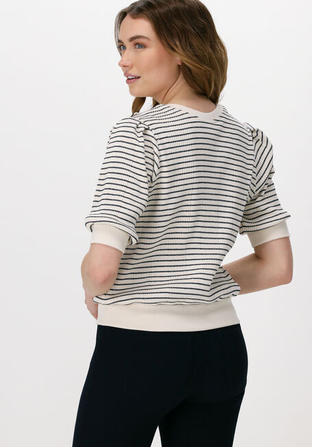 Nicht-gerade weiss SUMMUM Top TOP PUFF SLEEVE LUREX RIB STRI - large