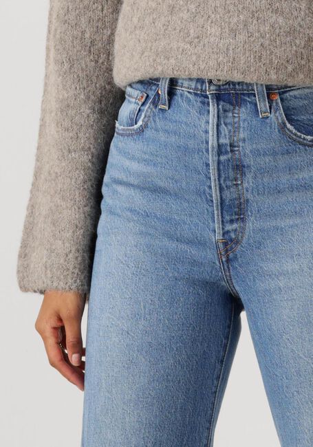 Blaue LEVI'S Straight leg jeans RIBCAGE FULL LENGHT DANCE AROUND - large