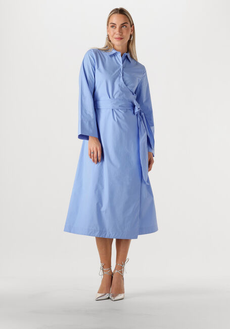 Hellblau SELECTED FEMME Midikleid SLFAVIANA LS MIDI WRAP DRESS - large
