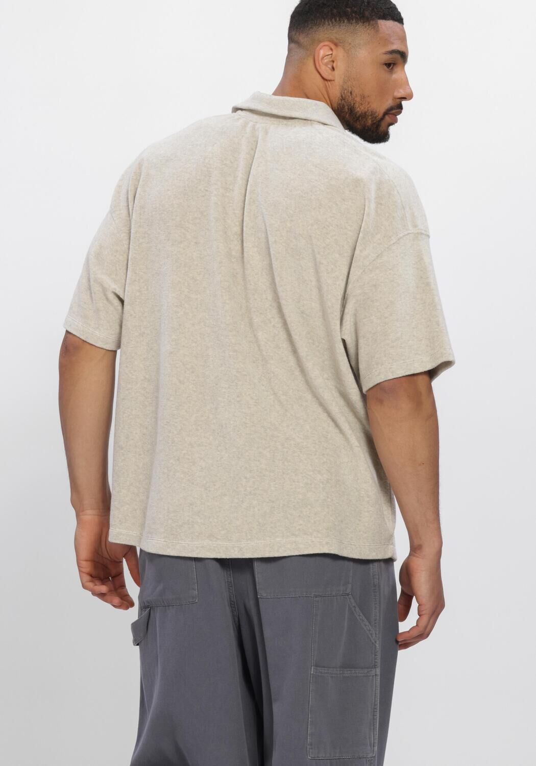 Beige AMERICAN VINTAGE Polo-Shirt BIEBAY - large