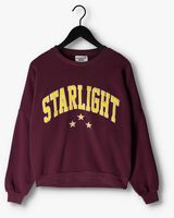 Bordeaux COLOURFUL REBEL Pullover STARLIGHT PATCH DROPPED SHOULDER SWEAT - medium