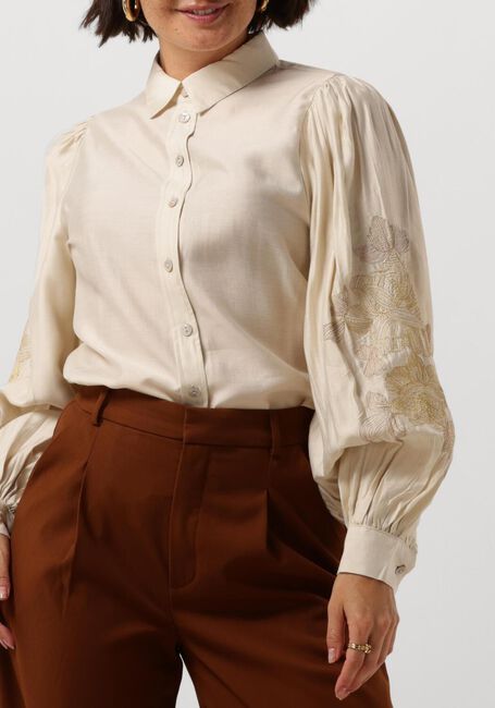 Beige NUKUS Blusen MILANOVA BLOUSE - large