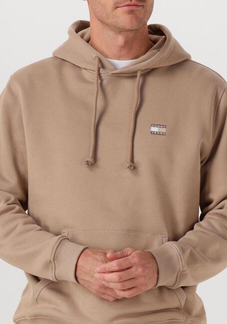 Sand TOMMY JEANS Sweatshirt TJM REG BADGE HOODIE EXT - large
