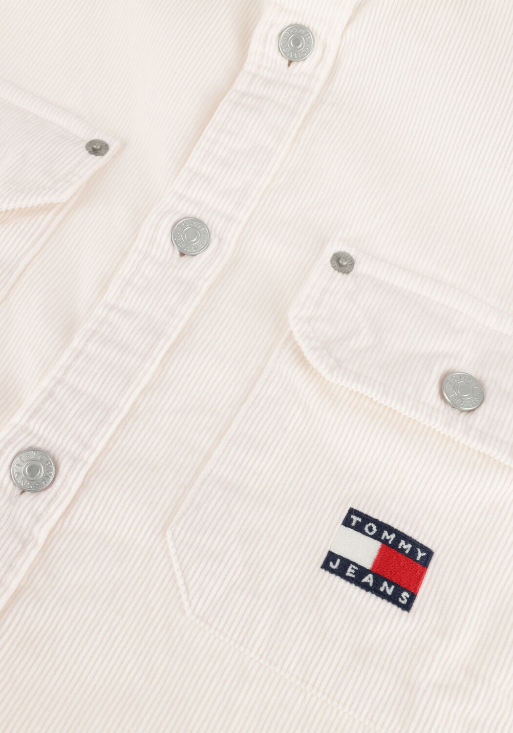 Ecru TOMMY JEANS Casual-Oberhemd TJM RLX CORD SHIRT EXT - large