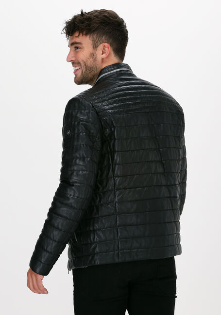 Schwarze MILESTONE Lederjack TERENZIO - large