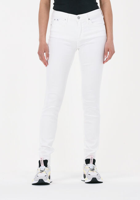 Weiße CALVIN KLEIN Skinny jeans MID RISE SKINNY - large