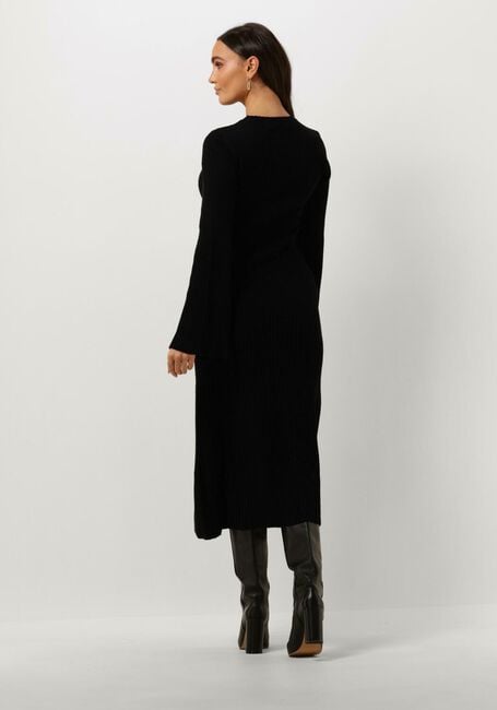 Schwarze GESTUZ Midikleid ANTALIGZ WOOL DRESS - large