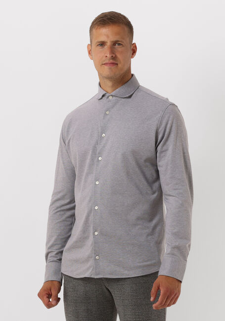 Beige SELECTED HOMME Casual-Oberhemd SLHSLIMBOND-PIQUE KNIT-SHIRT LS B - large