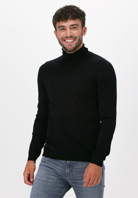 Schwarze BOSS Rollkragenpullover MUSSO-P 10210056 - large