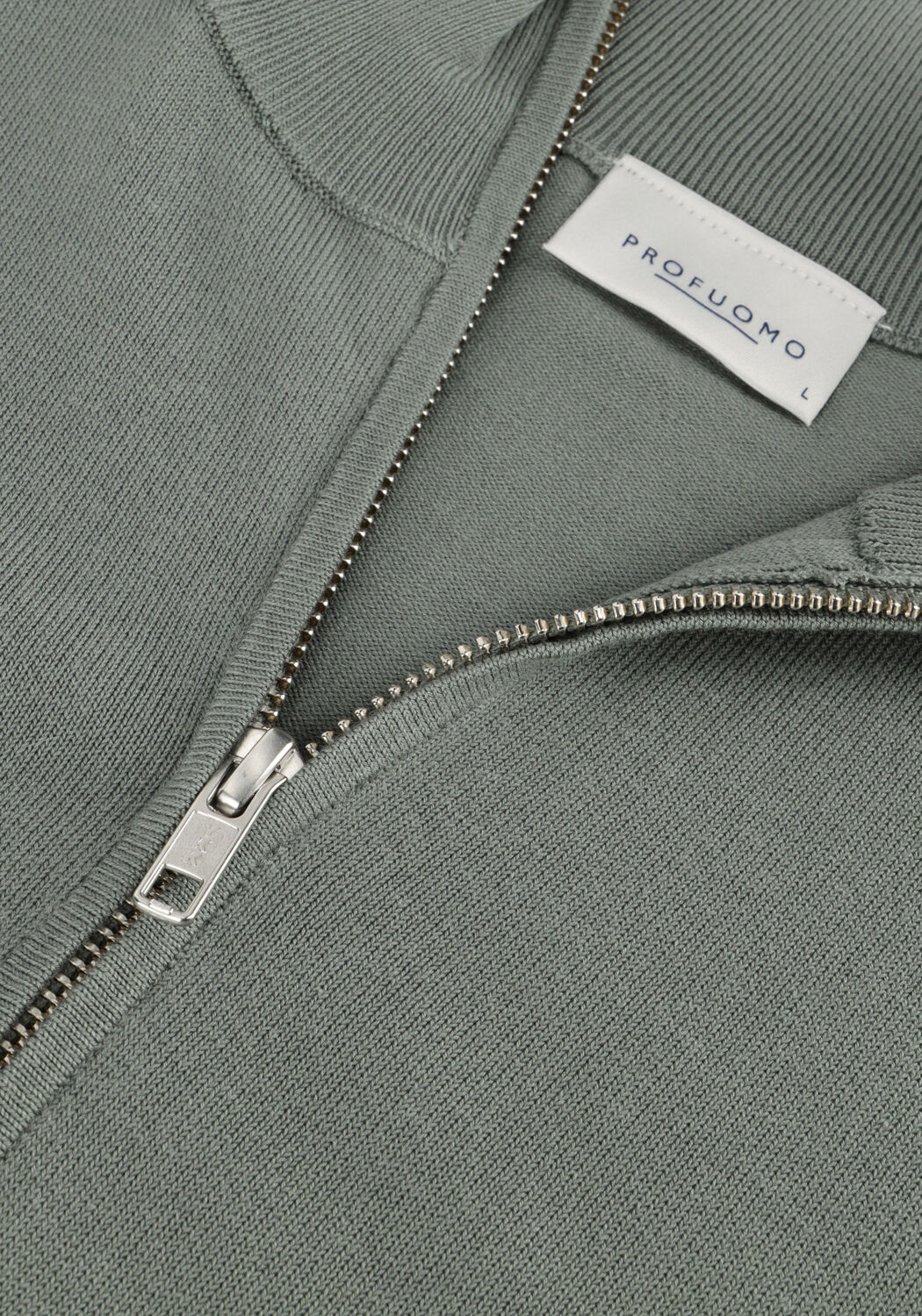 Gr&uuml;ne PROFUOMO Pullover PULLOVER HALF ZIP - large