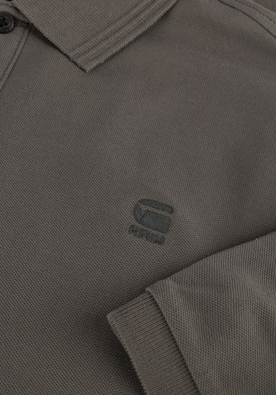 Taupe G-STAR RAW Polo-Shirt DUNDA SLIM POLO S/S - large
