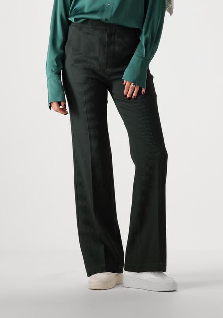 Grüne VANILIA Schlaghose WAFEL FLARED - large