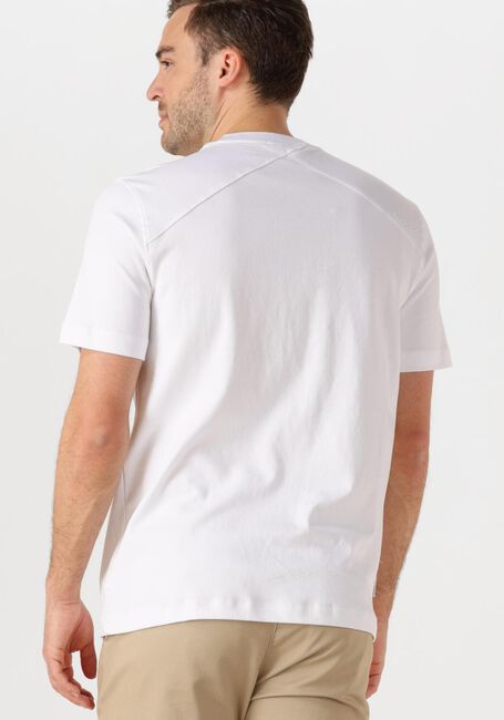 Weiße CAST IRON T-shirt CREWNECK REGULAR FIT INTERLOCK ESSENTIAL - large