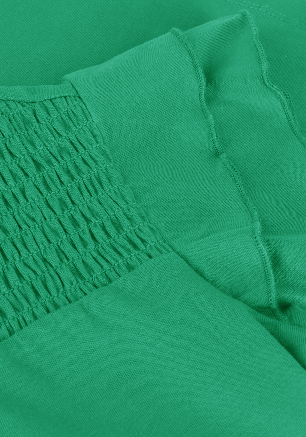 Gr&uuml;ne MOODSTREET Top SMOCK TOP WITH RUFFLE SLEEVES - large