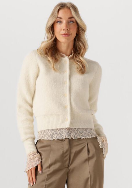 Creme DES PETITS HAUTS Strickjacke CUMIN - large