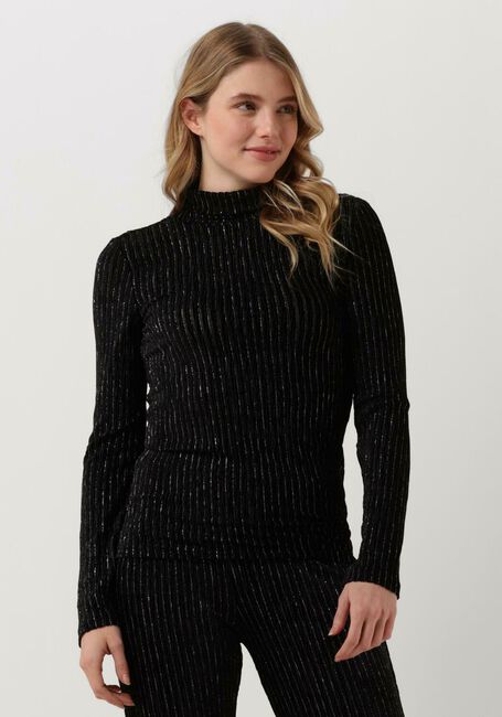 Schwarze ANOTHER LABEL  CHARLOT VELVET TOP L/S - large