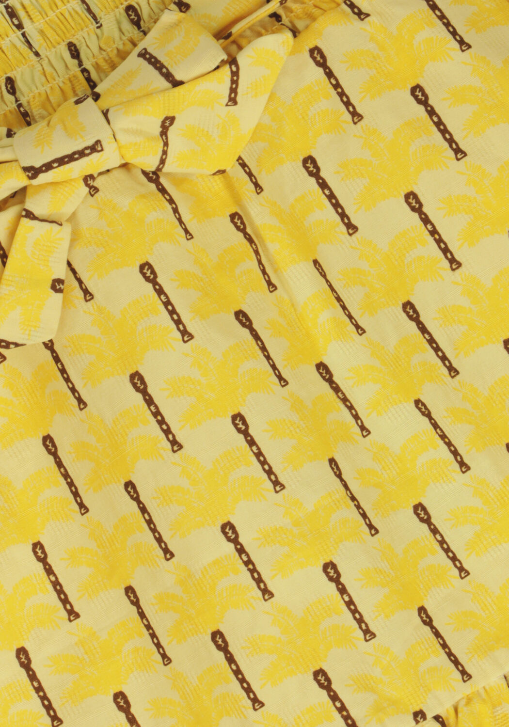 Gelbe LIKE FLO Minirock AOP WOVEN SKIRT WITH BELT - large