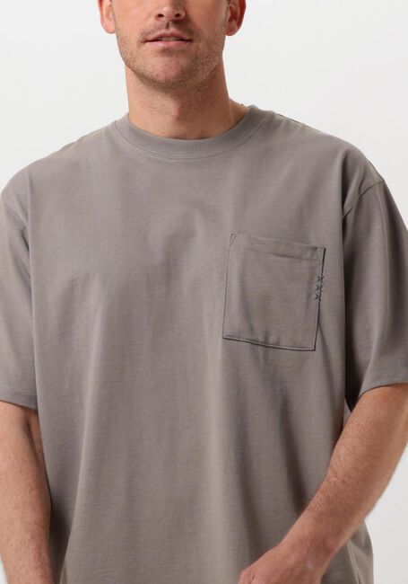 Graue SCOTCH & SODA T-shirt 3 CROSSES LOOSE FIT CHEST POCKET T-SHIRT - large