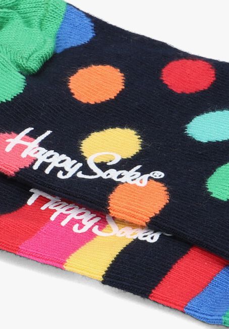 Schwarze HAPPY SOCKS Socken 2-PACK STRIPE - large
