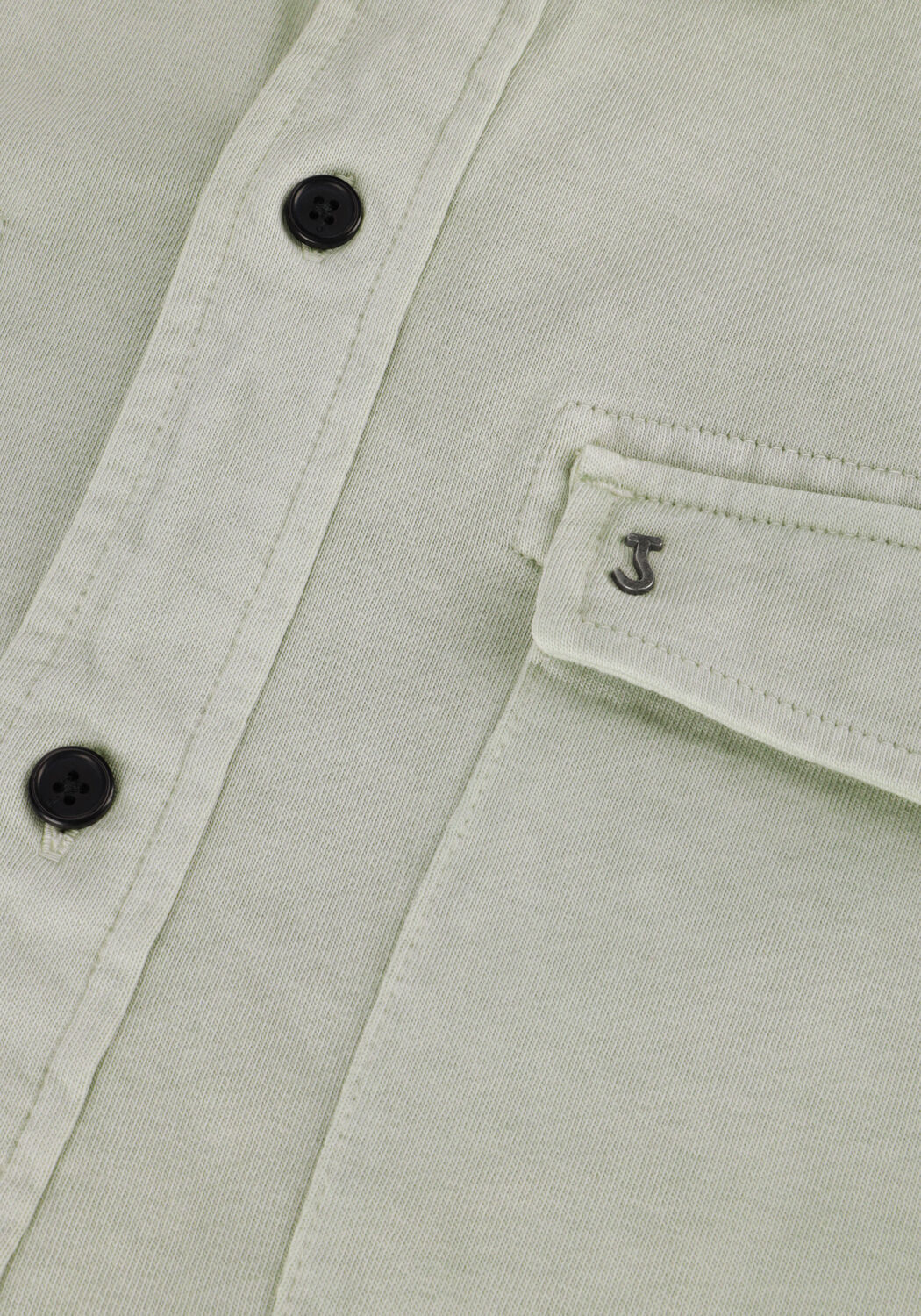 Gr&uuml;ne BUTCHER OF BLUE Overshirt FINN POCKET JERSEY SHIRT - large