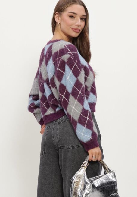 Lilane REFINED DEPARTMENT Strickjacke LADIES KNITTED CHECK CARDIGAN NOMI - large