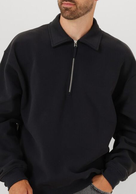 Schwarze WOODBIRD Sweatshirt WBTOM ZIP POLO - large
